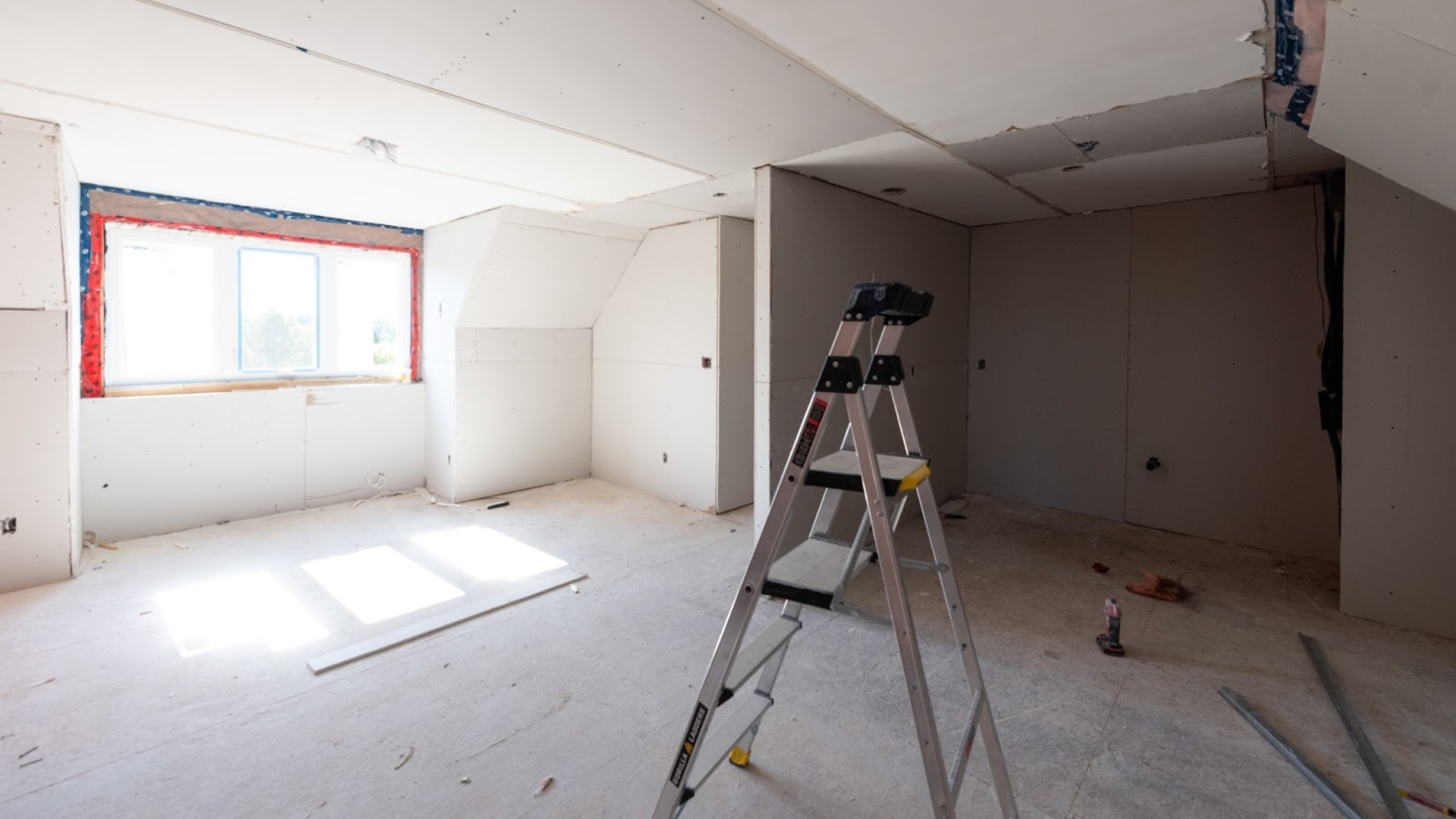 Crane setting modular units on a construction site